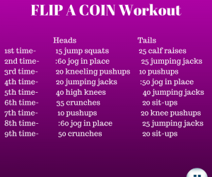 Flip a Coin Workout