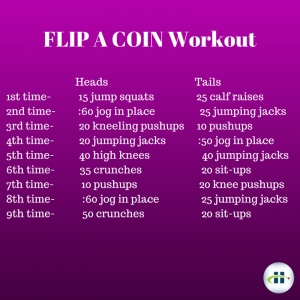 Flip a Coin Workout